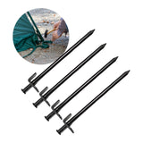 Zeltheringe Stahl Heringe 20cm Zeltnagel Camping Bodennagel 4er Set