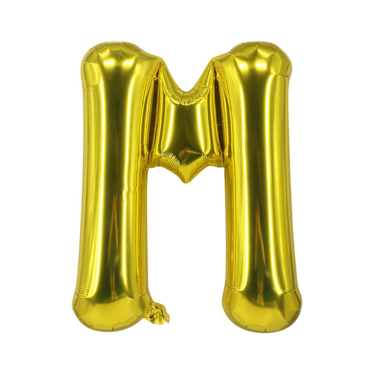 Buchstabenballon M Golden Geburtstagsparty Ballon Folienballon 80cm