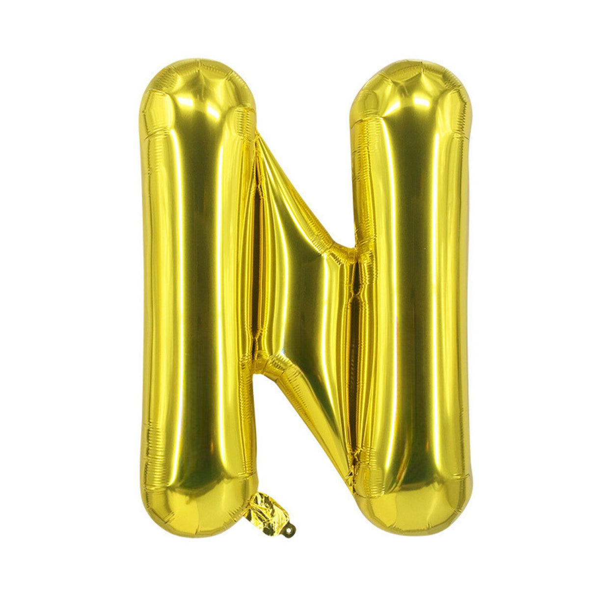 Buchstabenballon N Golden Geburtstagsparty Ballon Folienballon 80cm