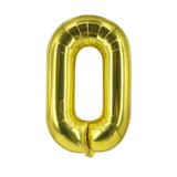 Buchstabenballon O Golden Geburtstagsparty Ballon Folienballon 80cm
