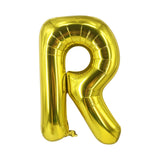 Buchstabenballon R Golden Geburtstagsparty Ballon Folienballon 80cm