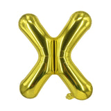 Buchstabenballon X Golden Geburtstagsparty Ballon Folienballon 80cm