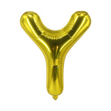 Buchstabenballon Y Golden Geburtstagsparty Ballon Folienballon 80cm