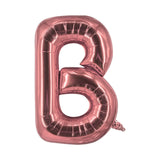 Buchstabenballon B Roségold Geburtstagsparty Ballon Folienballon 80cm