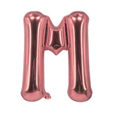 Buchstabenballon M Roségold Geburtstagsparty Ballon Folienballon 80cm