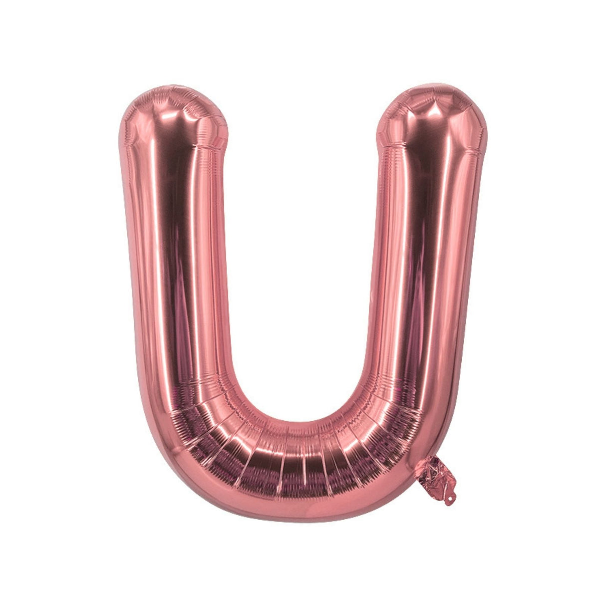 Buchstabenballon U Roségold Geburtstagsparty Ballon Folienballon 80cm