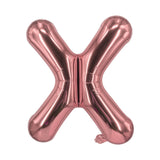 Buchstabenballon X Roségold Geburtstagsparty Ballon Folienballon 80cm