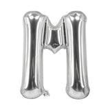 Buchstabenballon M Silbrig Geburtstagsparty Ballon Folienballon 80cm
