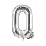 Buchstabenballon Q Silbrig Geburtstagsparty Ballon Folienballon 80cm