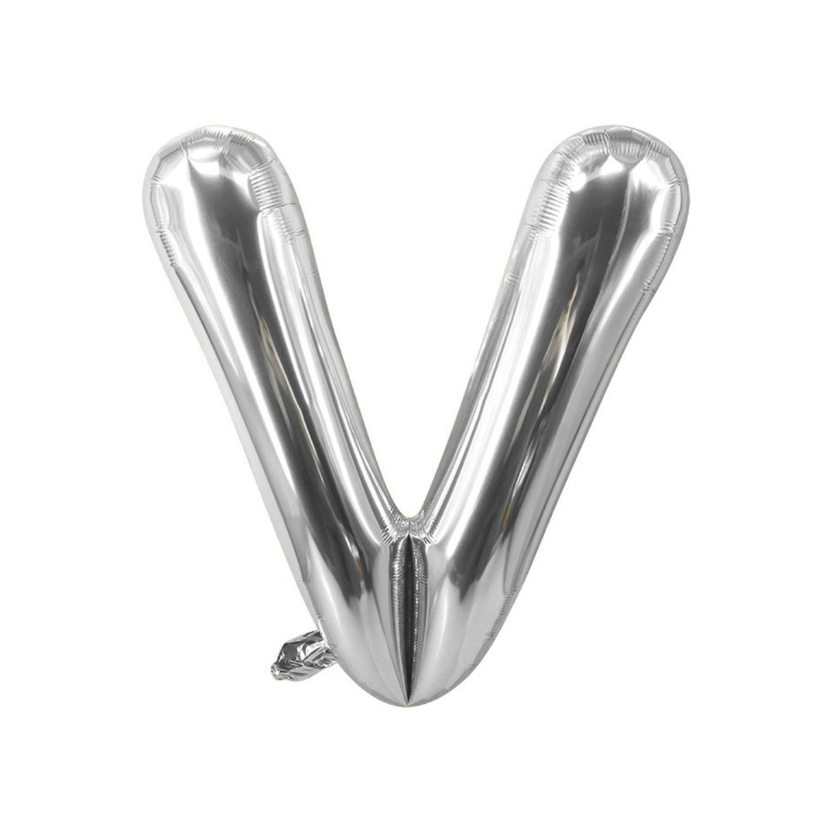 Buchstabenballon V Silbrig Geburtstagsparty Ballon Folienballon 80cm