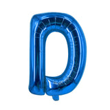 Buchstabenballon D Blau Geburtstagsparty Ballon Folienballon 80cm