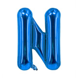 Buchstabenballon N Blau Geburtstagsparty Ballon Folienballon 80cm