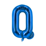Buchstabenballon Q Blau Geburtstagsparty Ballon Folienballon 80cm
