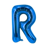 Buchstabenballon R Blau Geburtstagsparty Ballon Folienballon 80cm