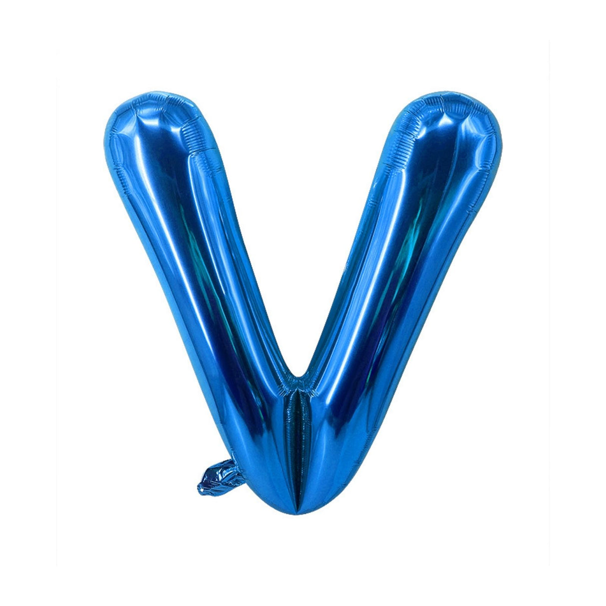 Buchstabenballon V Blau Geburtstagsparty Ballon Folienballon 80cm