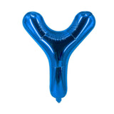 Buchstabenballon Y Blau Geburtstagsparty Ballon Folienballon 80cm