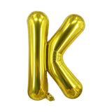 Buchstabenballon K Golden Geburtstagsparty Ballon Folienballon 40cm