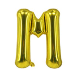 Buchstabenballon M Golden Geburtstagsparty Ballon Folienballon 40cm