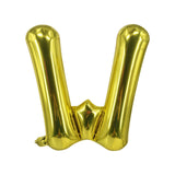 Buchstabenballon W Golden Geburtstagsparty Ballon Folienballon 40cm
