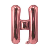 Buchstabenballon H Roségold Geburtstagsparty Ballon Folienballon 40cm