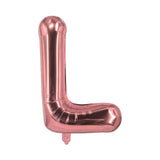Buchstabenballon L Roségold Geburtstagsparty Ballon Folienballon 40cm