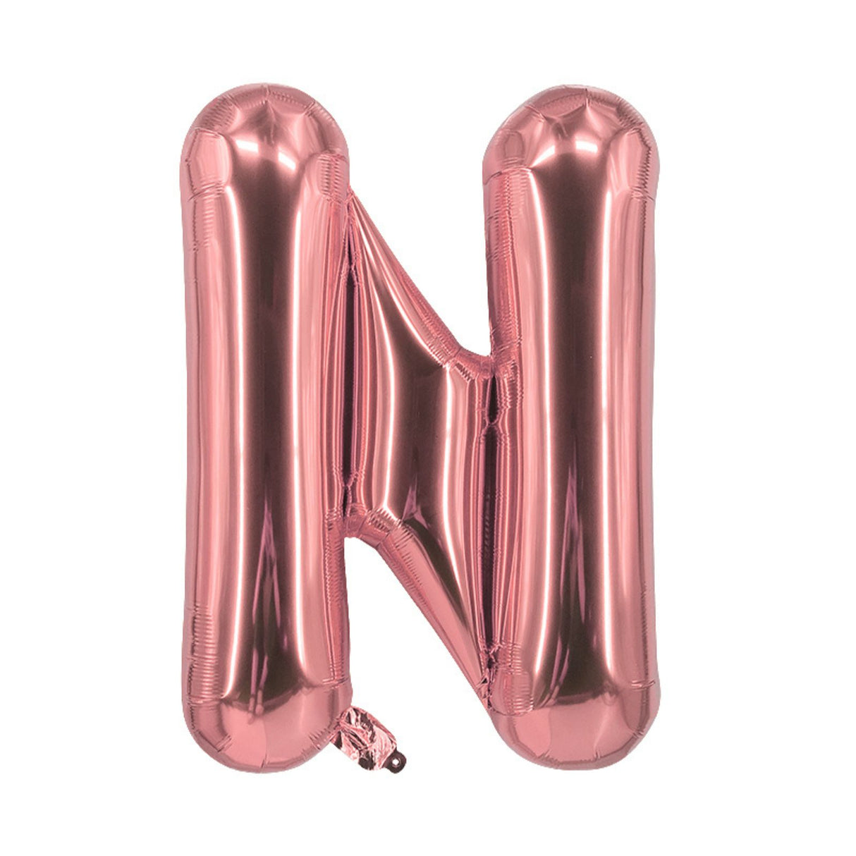 Buchstabenballon N Roségold Geburtstagsparty Ballon Folienballon 40cm