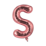 Buchstabenballon S Roségold Geburtstagsparty Ballon Folienballon 40cm