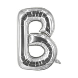 Buchstabenballon B Silbrig Geburtstagsparty Ballon Folienballon 40cm