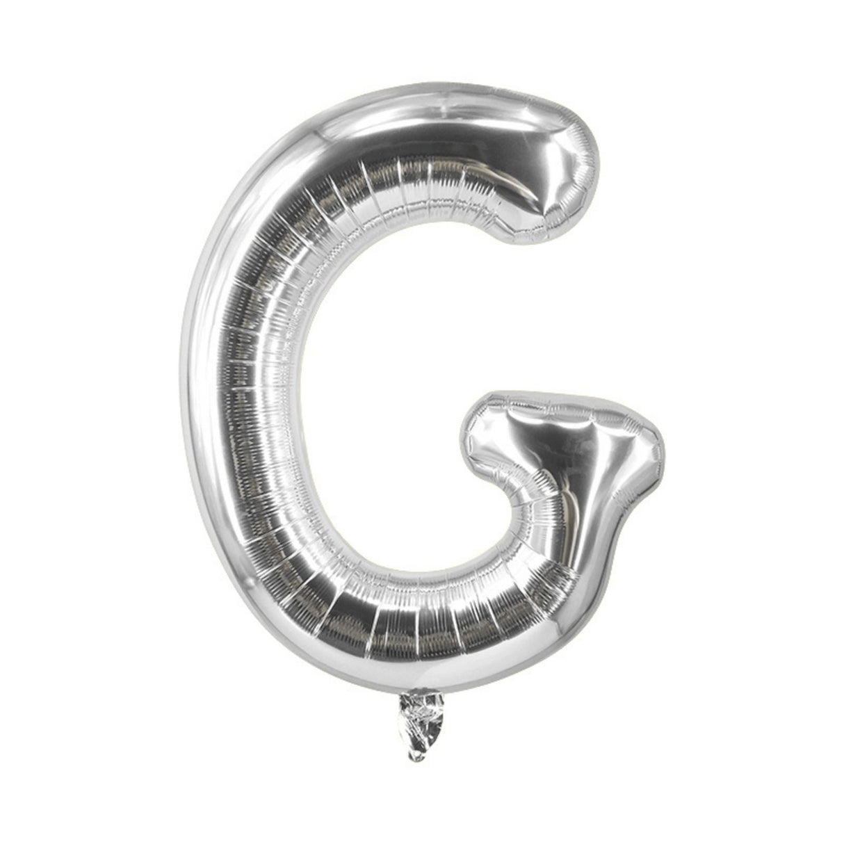 Buchstabenballon G Silbrig Geburtstagsparty Ballon Folienballon 40cm