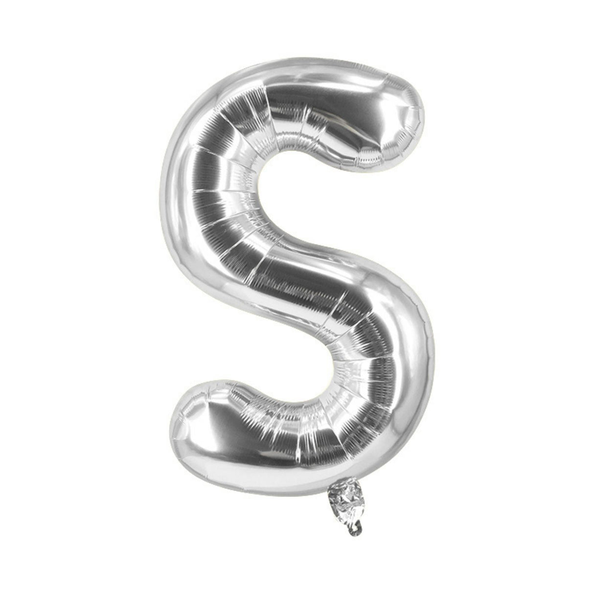 Buchstabenballon S Silbrig Geburtstagsparty Ballon Folienballon 40cm