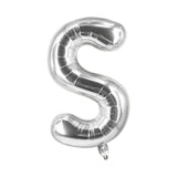 Buchstabenballon S Silbrig Geburtstagsparty Ballon Folienballon 40cm