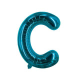 Buchstabenballon C Blau Geburtstagsparty Ballon Folienballon 40cm