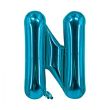 Buchstabenballon N Blau Geburtstagsparty Ballon Folienballon 40cm