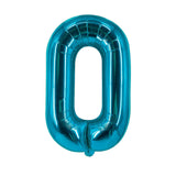 Buchstabenballon O Blau Geburtstagsparty Ballon Folienballon 40cm