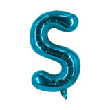 Buchstabenballon S Blau Geburtstagsparty Ballon Folienballon 40cm