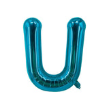 Buchstabenballon U Blau Geburtstagsparty Ballon Folienballon 40cm