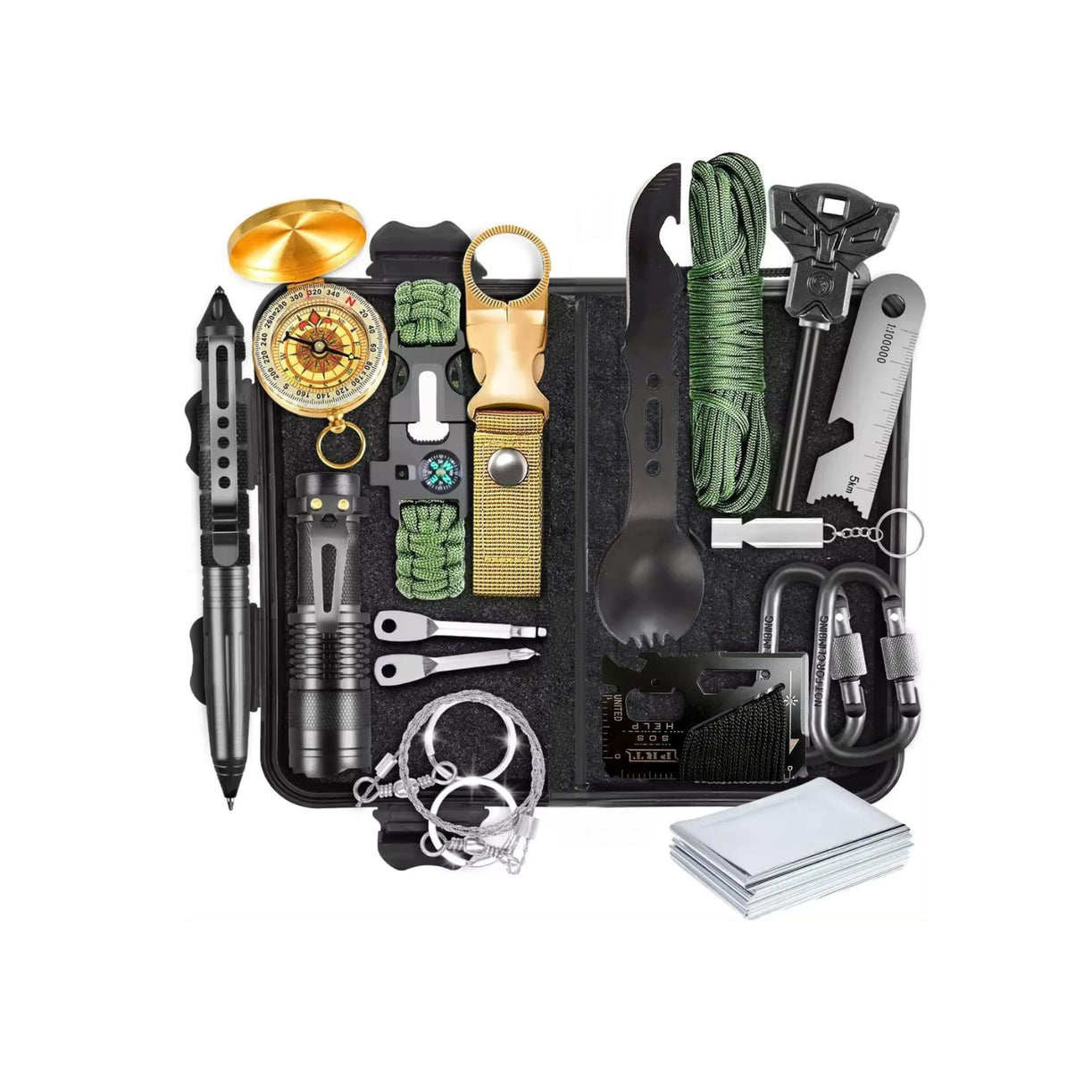 17in1 Survival-Kit Survival-Tools Outdoor-Survival-Box Camping-Ausrüstungskit
