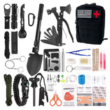 103-teiliges Survival-Kit Outdoor-Survival-Rucksack Survival-Tools SOS-Erste-Hilfe-Kit