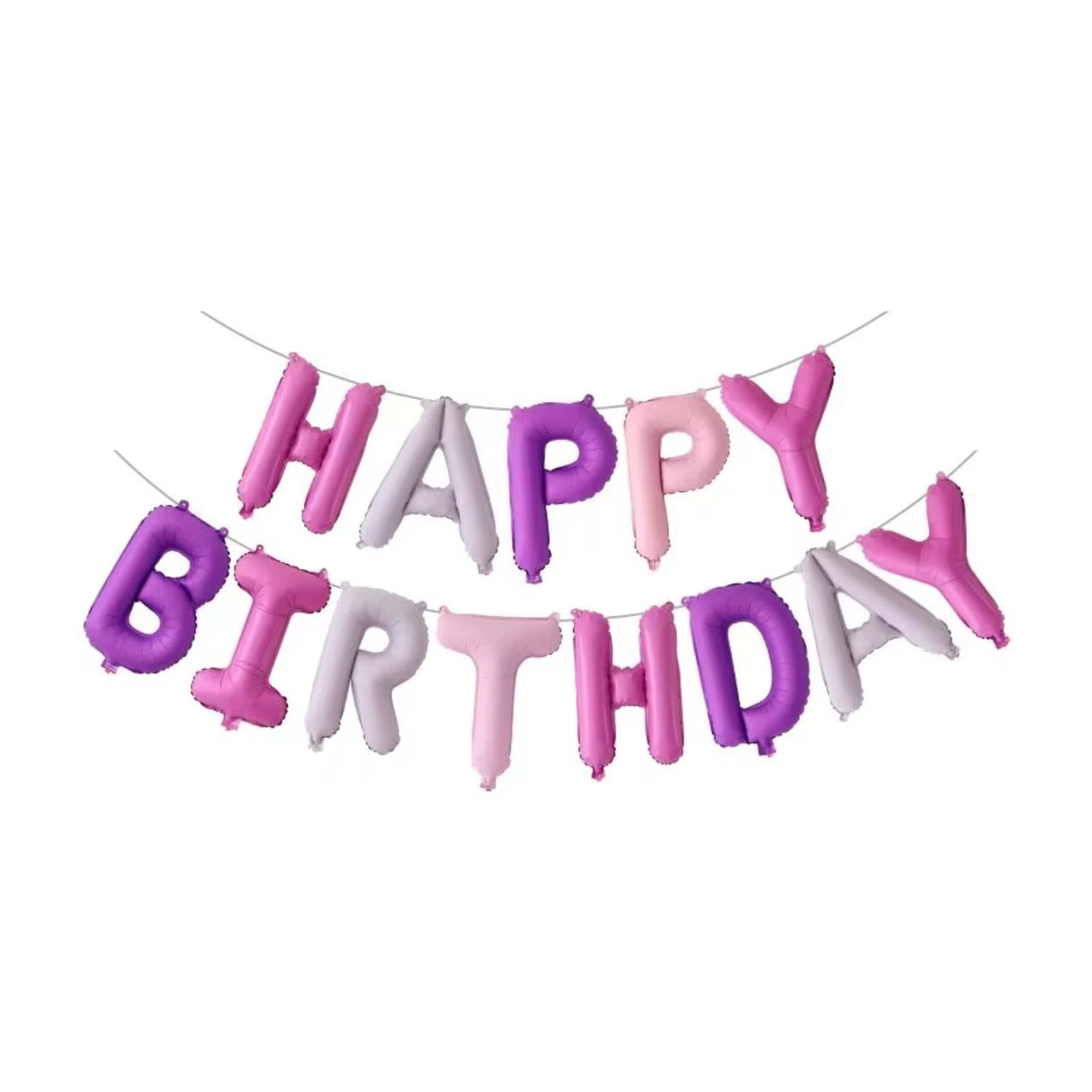 Happy Birthday Buchstabenballon Luftballon Folienballon Girlande