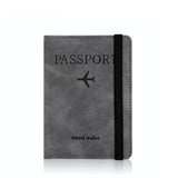 Passport-Wallet mit RFID Blocker Reisepass-Schutzhülle Reisepasshülle Passetui
