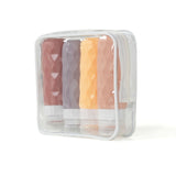 4er Set Reiseflaschen Squeeze-Flasche Quetschflasche Silikonbehälter Shampoo-Behälter