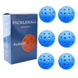 6-tlg. Set Pickleball-Outdoorball Pickleball-Ball Racketsportball