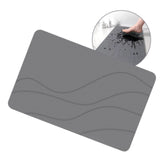 Diatomit-Fussmatte Kieselgur-Matte Stein-Badematte Badvorleger fürs Badezimmer