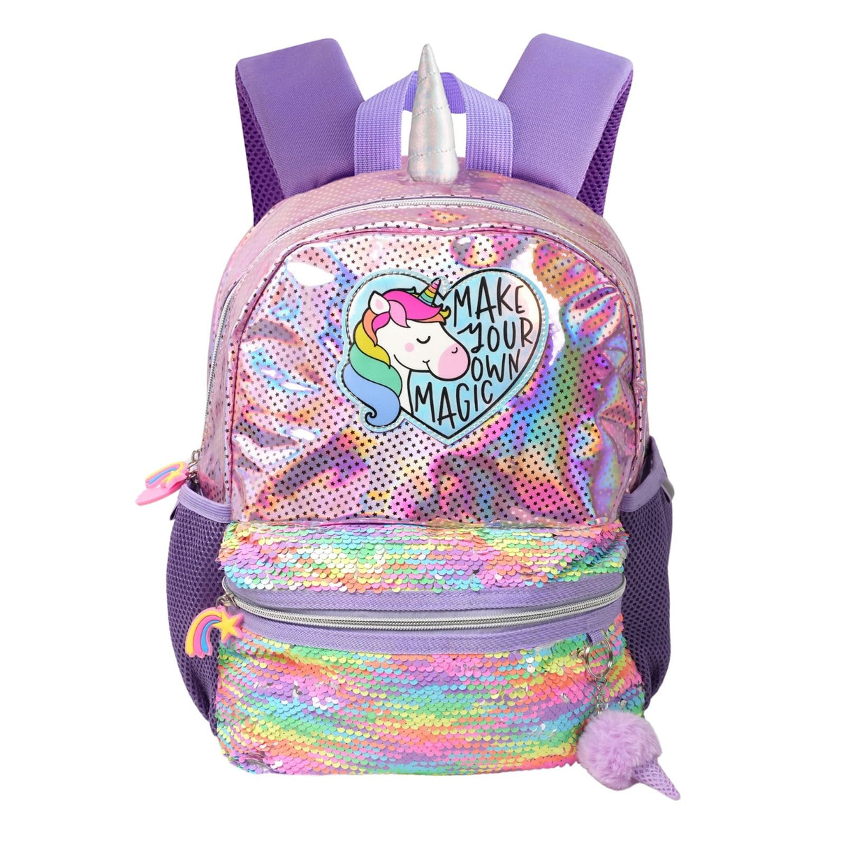 Einhorn-Rucksack Kinderrucksack Kindergartenrucksack Glitzer-Rucksack