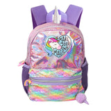 Einhorn-Rucksack Kinderrucksack Kindergartenrucksack Glitzer-Rucksack