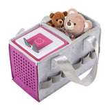 Organizer-Tasche für Hörspiel Aufbewahrungstasche für Hörspielbox und Figuren Pink