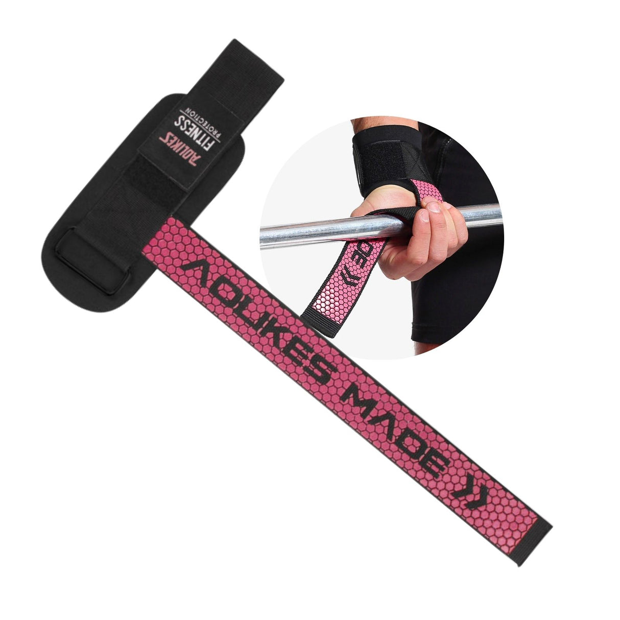 Powerlifting-Strap Handgelenkbandage Zughilfe Handgelenkstrap