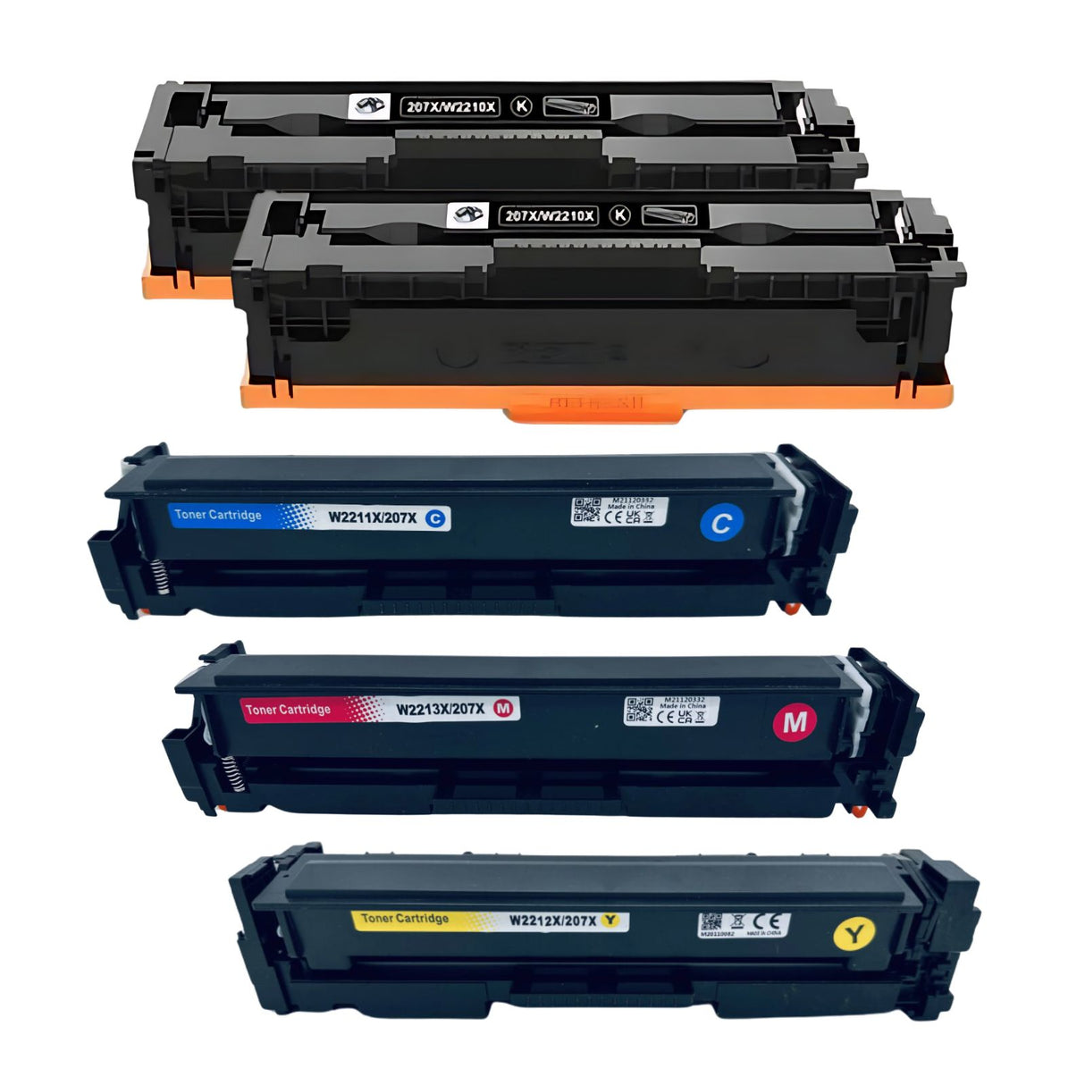 Kompatibler Toner XL für HP Color LaserJet Pro MFP M283fdn - Black Cyan Yellow Magenta - 5er Set