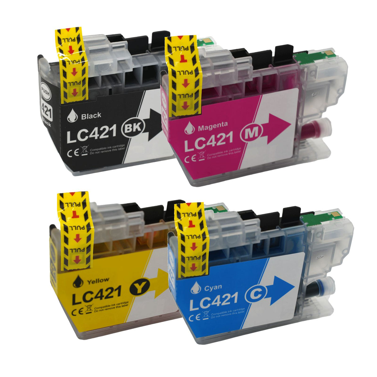 Kompatible Tintenpatrone für Brother DCP-J1050DW - Black Cyan Yellow Magenta - 4er Set