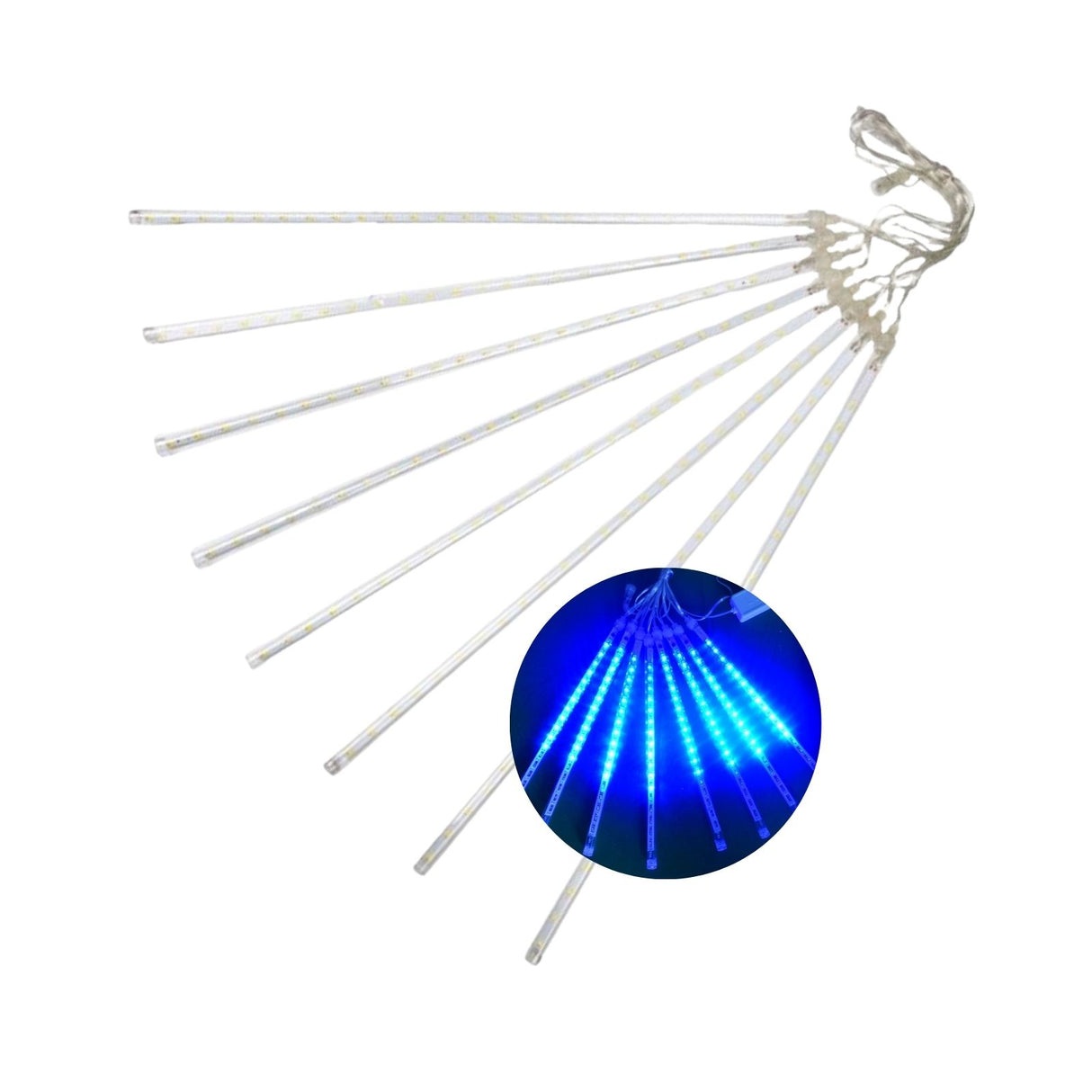 Meteor-Lichter 2.8m LED Weihnachtslichter Girlande Wassertropfen Eiszapfen